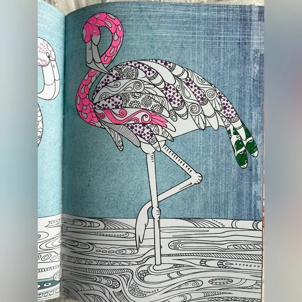 Creative Therapy Anti-Stress 61pg Coloring Book Doodle & Color Your Stress Away